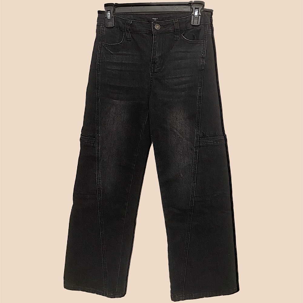 Forever 21 Kids Black Denim Baggy Jeans